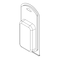 Visipak Thermoform-CLAMSHELL-#393-8.375-3.875-4.688-2.625-0.807-0.015-CLEAR, 400PK 393TF - alternate 1